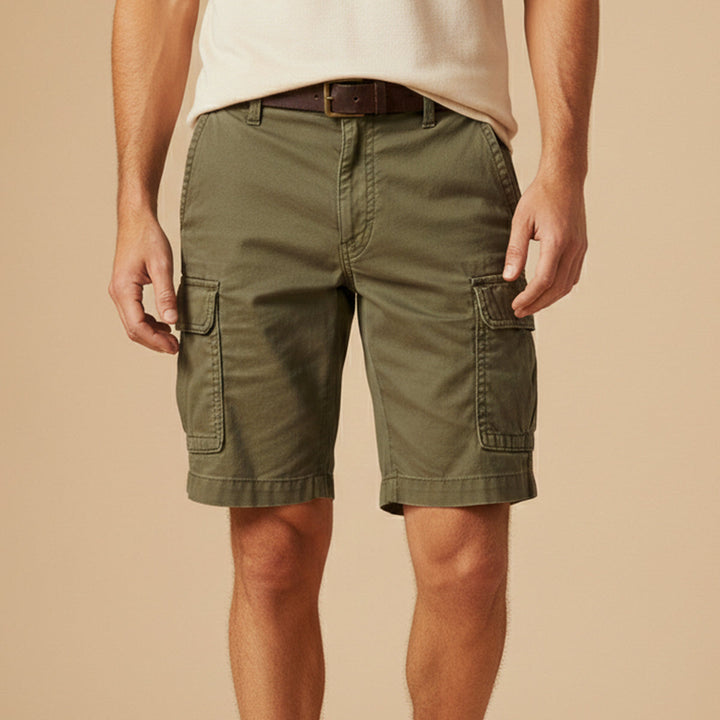 Men's Tactical Cargo Shorts Relaxed Fit Drawstring Multi-Pocket