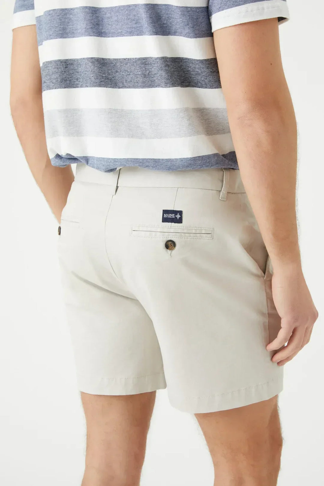 Men's Tailored Chino Shorts with Pockets, Smart Casual Summer