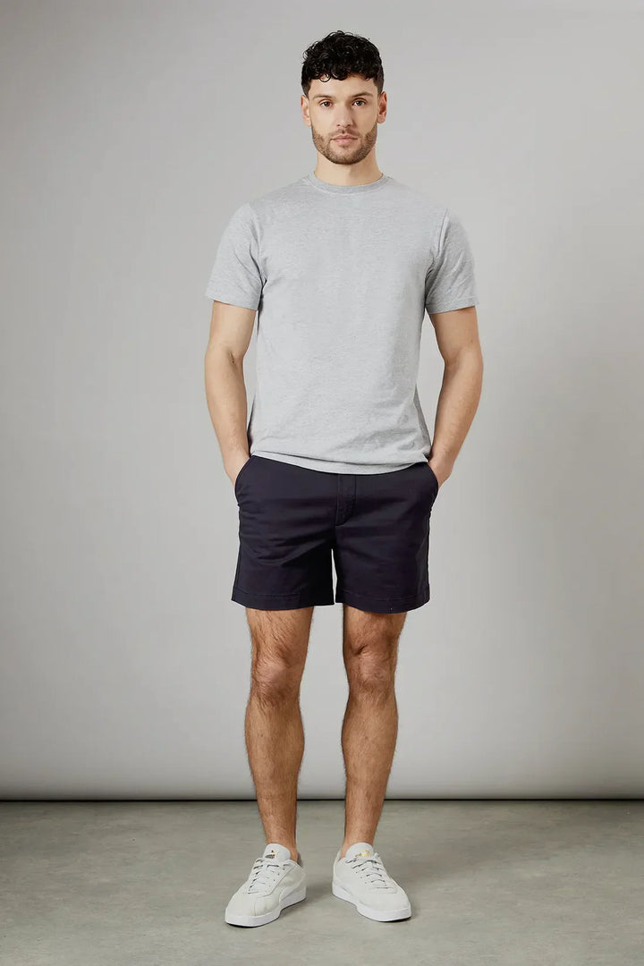 Men's Tailored Chino Shorts with Pockets, Smart Casual Summer