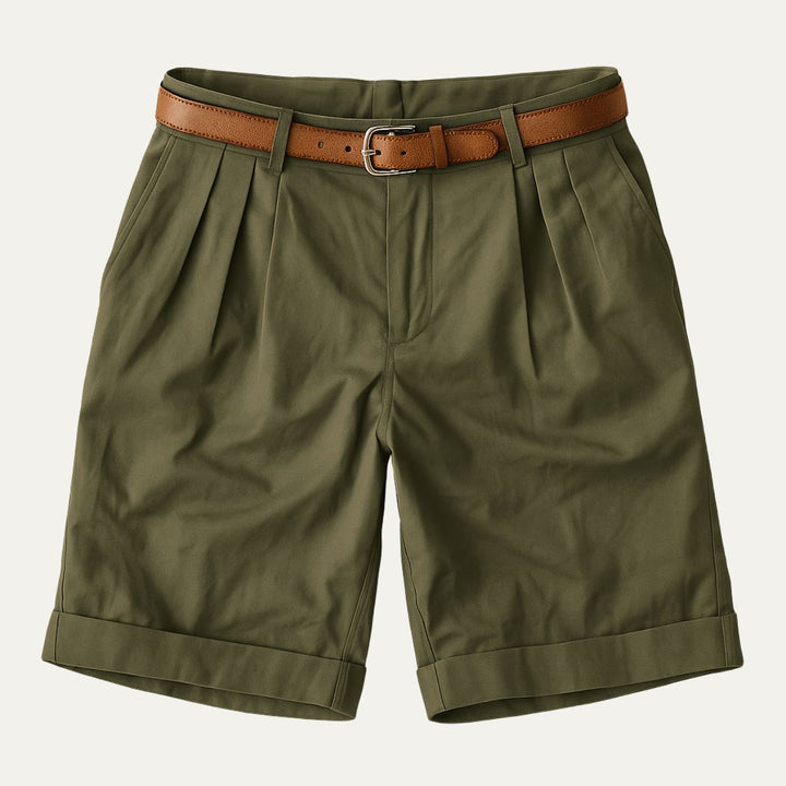 Men's Tailored Linen Shorts Smart Casual Lightweight Summer