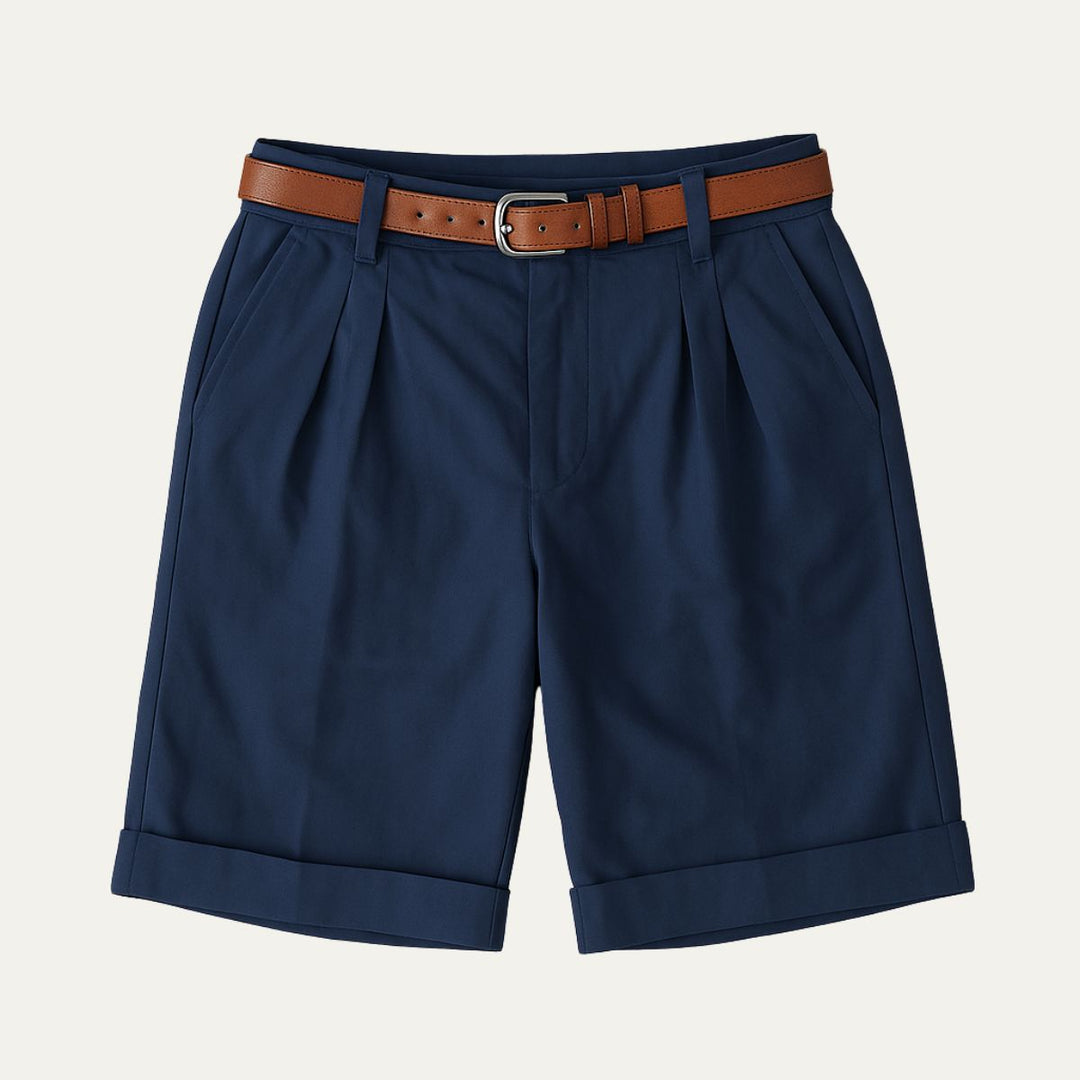 Men's Tailored Linen Shorts Smart Casual Lightweight Summer