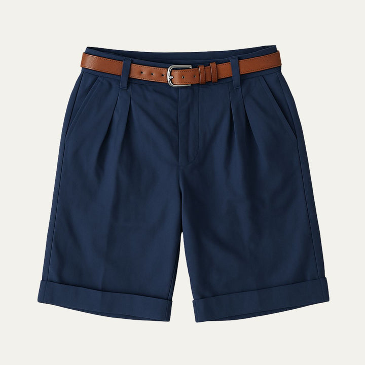 Men's Tailored Linen Shorts Smart Casual Lightweight Summer