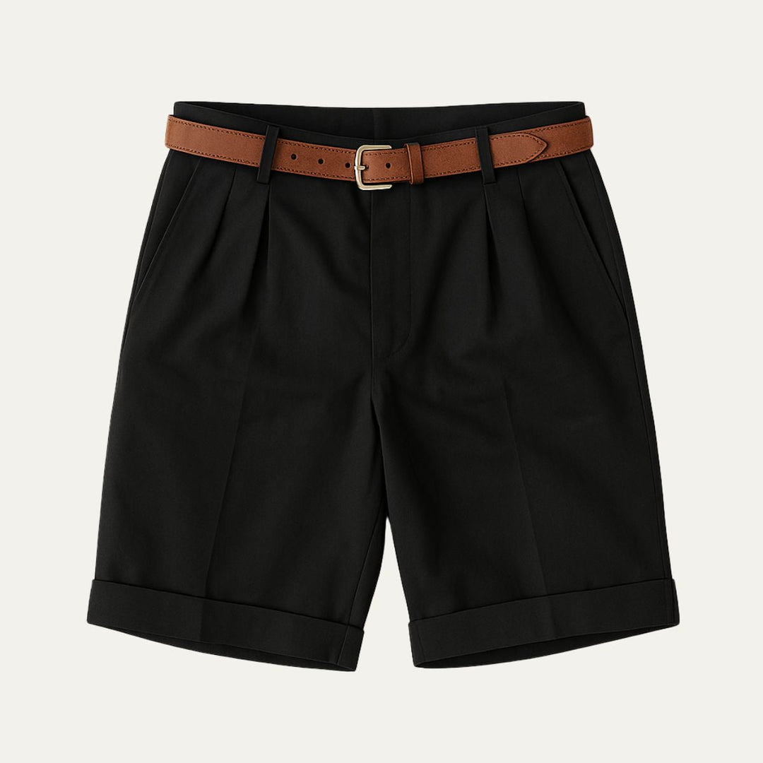 Men's Tailored Linen Shorts Smart Casual Lightweight Summer