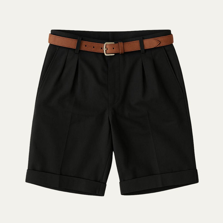 Men's Tailored Linen Shorts Smart Casual Lightweight Summer