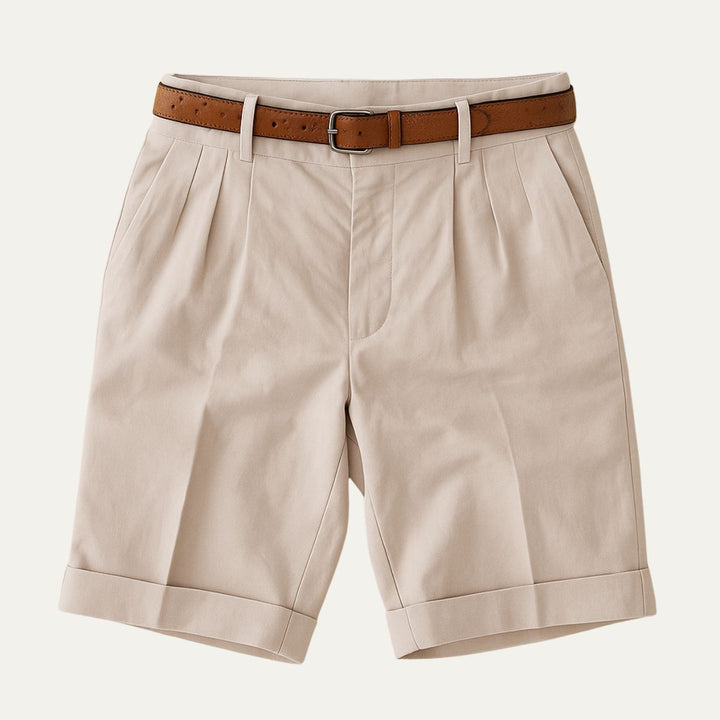 Men's Tailored Linen Shorts Smart Casual Lightweight Summer