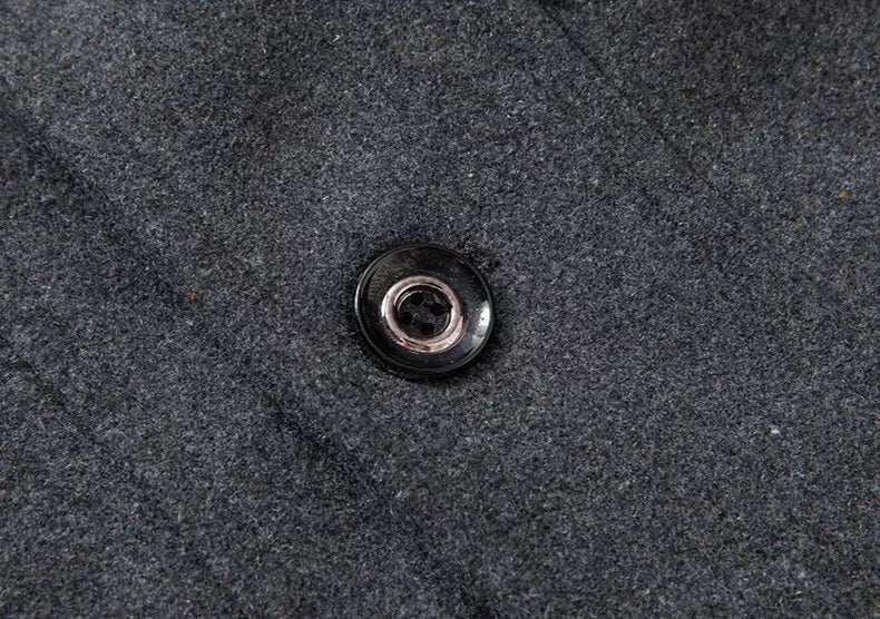Men's Two Piece Removable Vest Lined Winter Overcoat