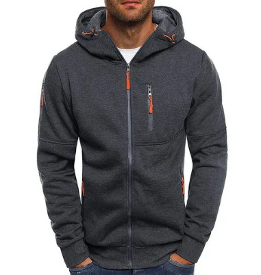 Men's Zip Up Regular Fit Layering Fleece Jacket