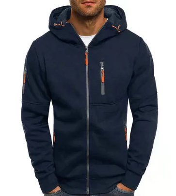 Men's Zip Up Regular Fit Layering Fleece Jacket