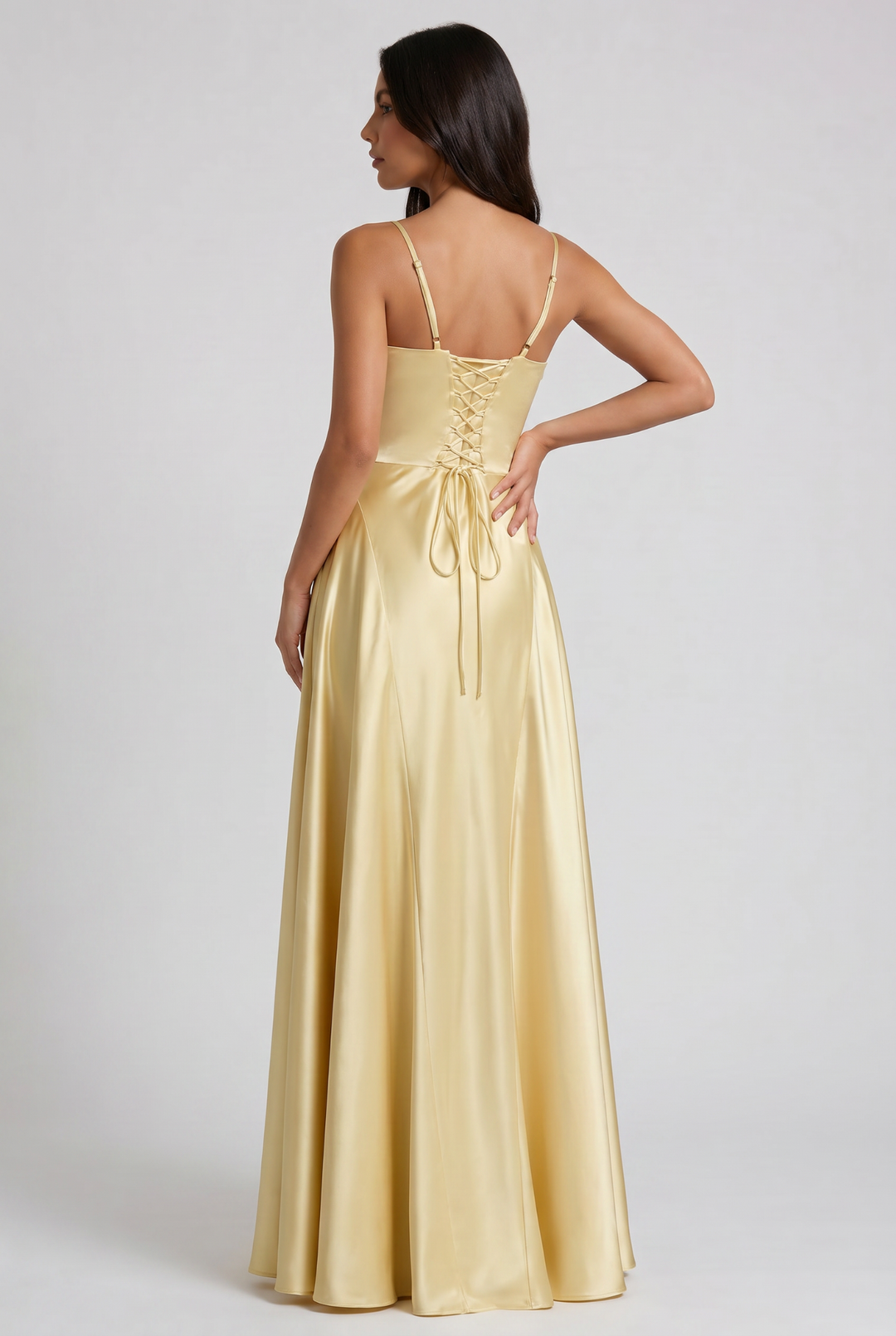 Satin Halter Cocktail Maxi Dress for Women - Summer Evening