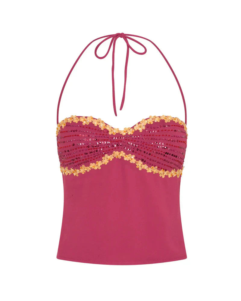 Two Piece Set for Women - Crop Top & Skirt Summer Co-ord