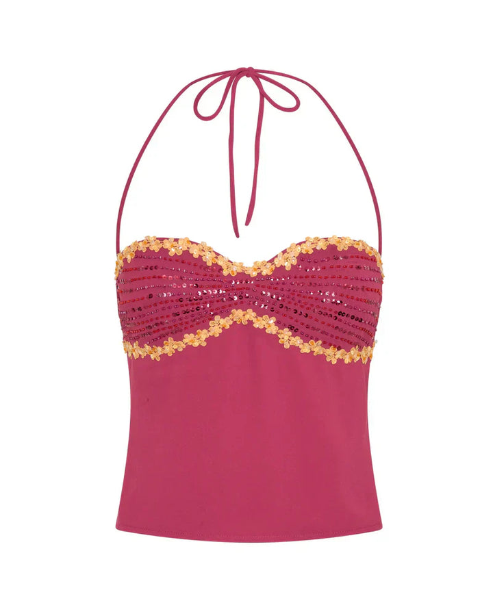 Two Piece Set for Women - Crop Top & Skirt Summer Co-ord