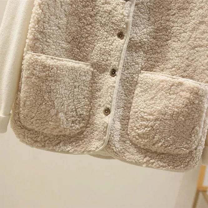 Women's Button Front Sleeveless Layering Sweater Vest