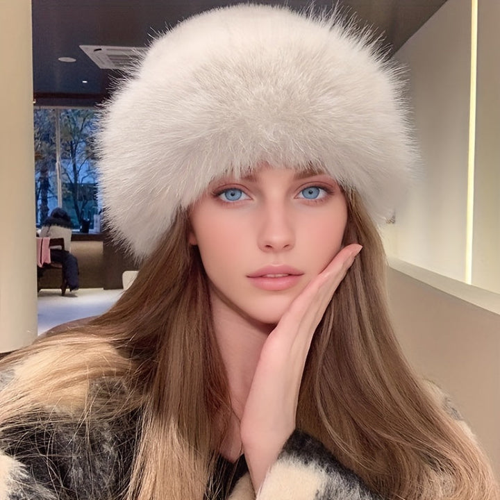 Women's Cold Weather Knit Ear Flap Winter Trapper Hat