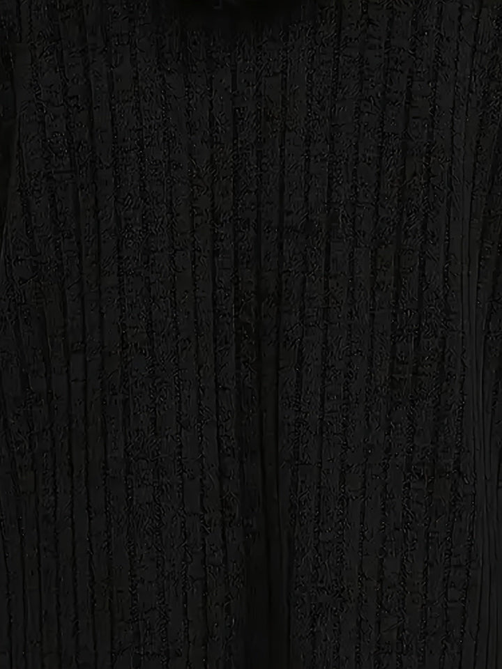 Women's Full Zip Hooded Textured Drawstring Jacket