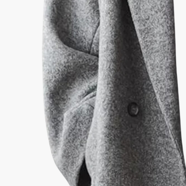 Women's Long Warm Collared Wool Blend Winter Coat