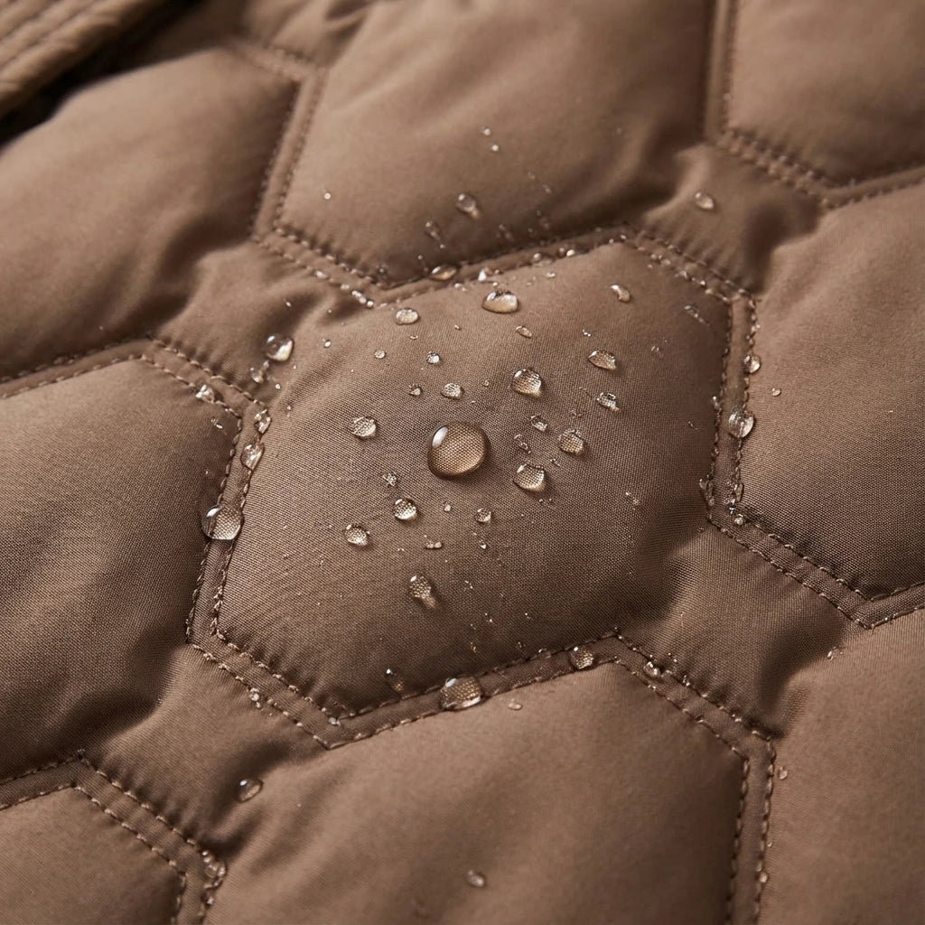 Women's Longline Hooded Insulated Quilted Down Coat
