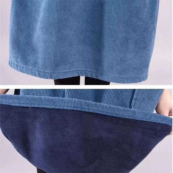 Women's Turtleneck Long Sleeve Midi Knit Sweater Dress