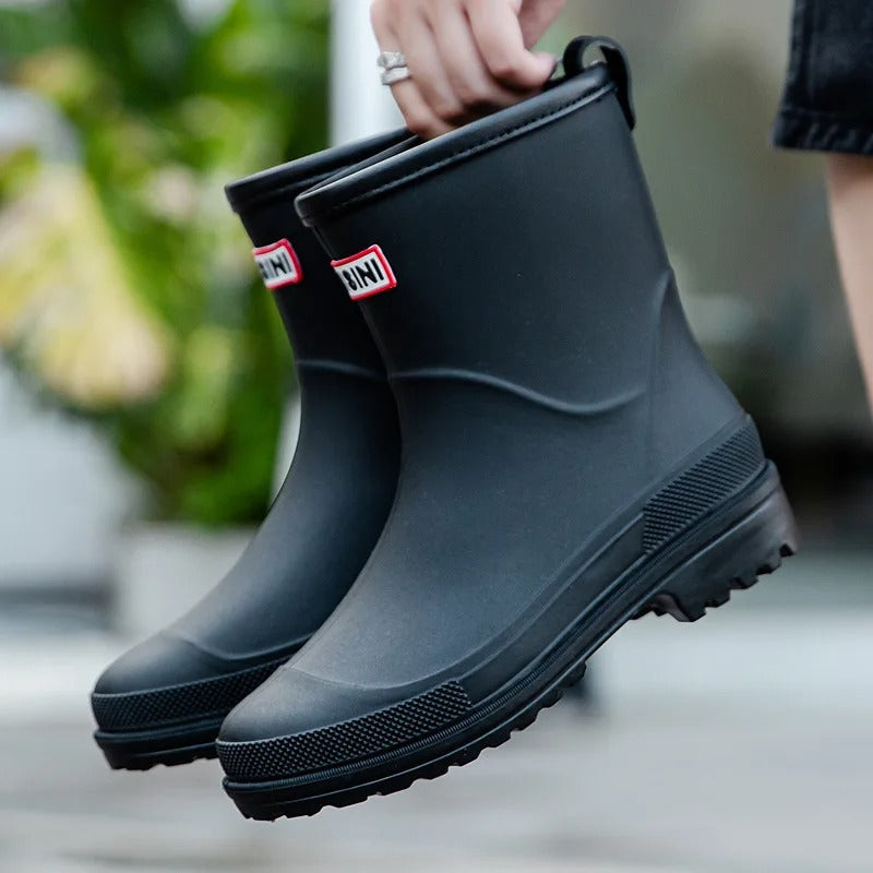 Women's Waterproof Non Slip Short Ankle Rain Boots