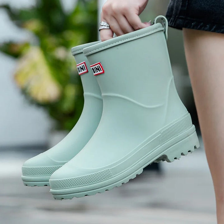 Women's Waterproof Non Slip Short Ankle Rain Boots