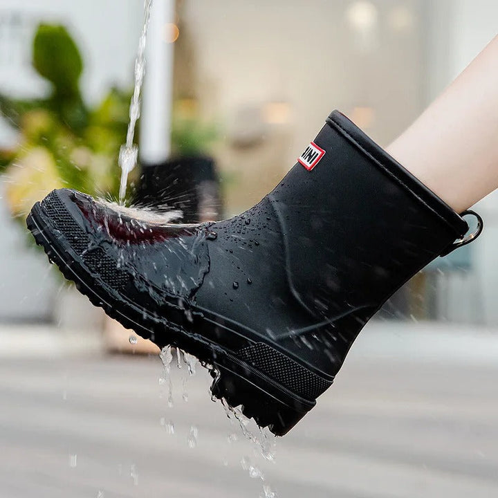 Women's Waterproof Non Slip Short Ankle Rain Boots